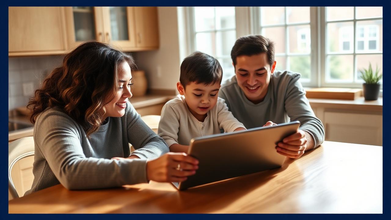 Pennsylvania family using a free Lifeline tablet at home in 2026